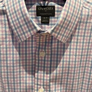 Crewcuts Thompson Men's Purple and Blue Plaid Shirt